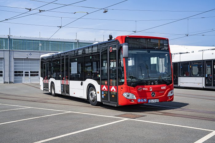 BSAG Fahrzeuge Bus Niederflur Solobus Citaro G Hybrid