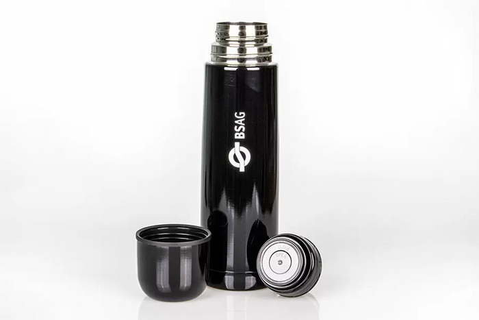 BSAG Thermoskanne schwarz 
