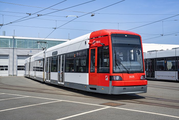 BSAG Fahrzeuge Straßenbahn Bahn GT8N-1