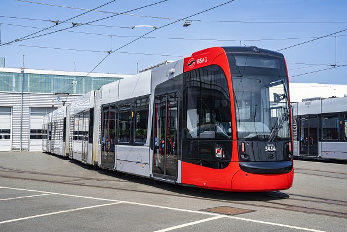 BSAG Fahrzeuge Straßenbahn Bahn Nordlicht GT8N-2
