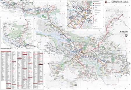 Der aktuelle Stadtnetzplan