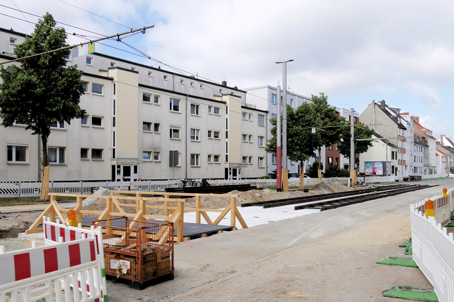 Bauarbeiten Bennigsenstraße